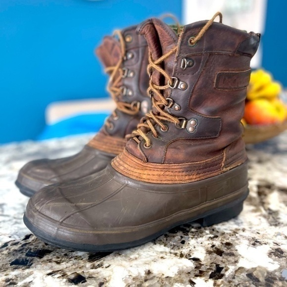 LaCrosse 🇺🇸 Leather Boots men's size 9 - Picture 1 of 15
